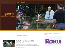 Tablet Screenshot of cuprocktv.com